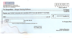 ChequeMate - Cheque Printing Software