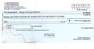 ChequeMate - Cheque Printing Software